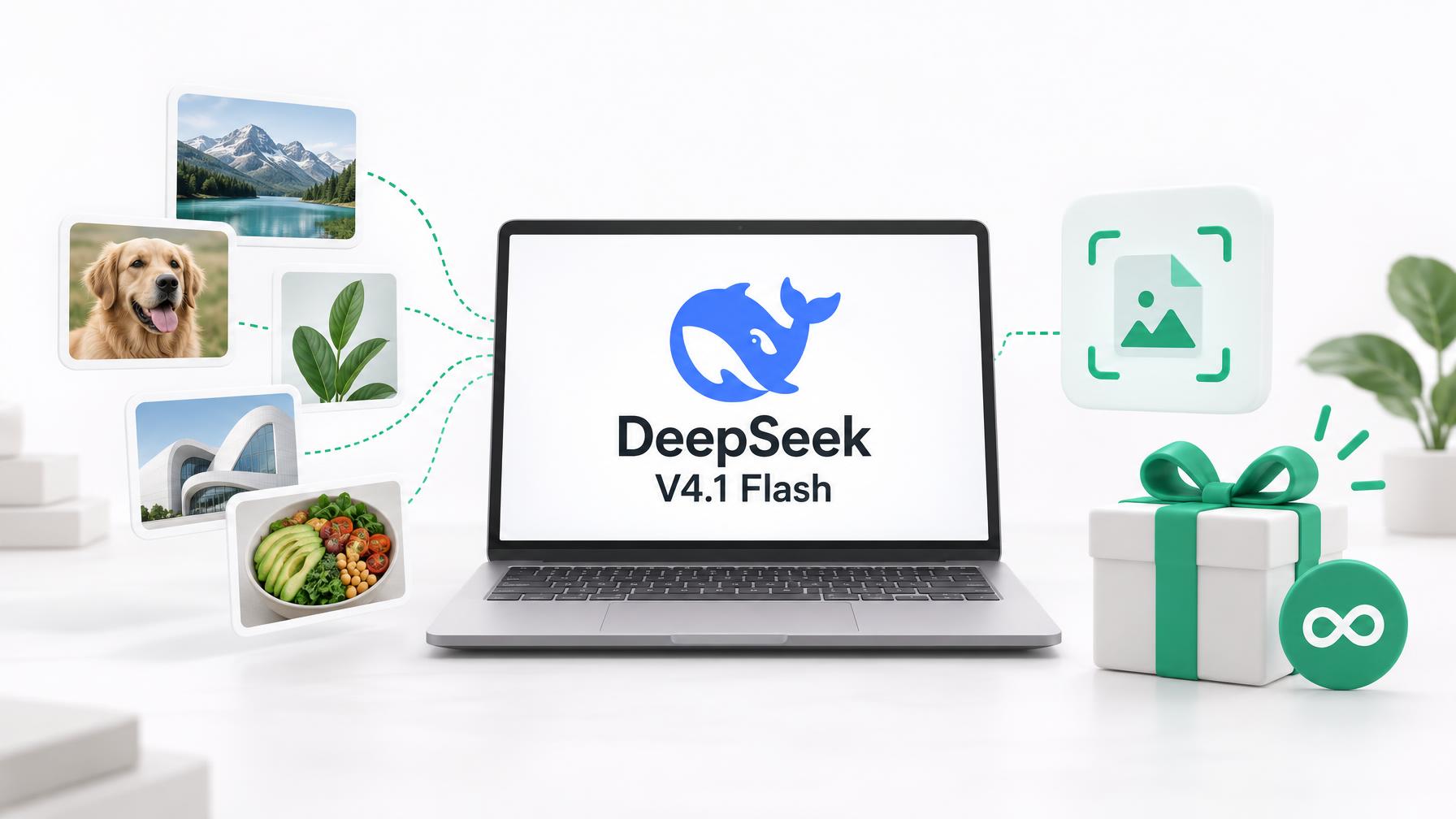 DeepSeek V4.1 Flash liest Bilder und bleibt gratis