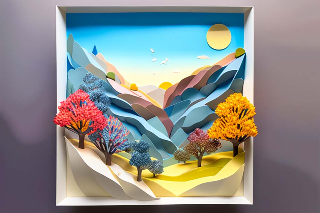 Creating a Layered Paper Art Masterpiece with AI - ChatX